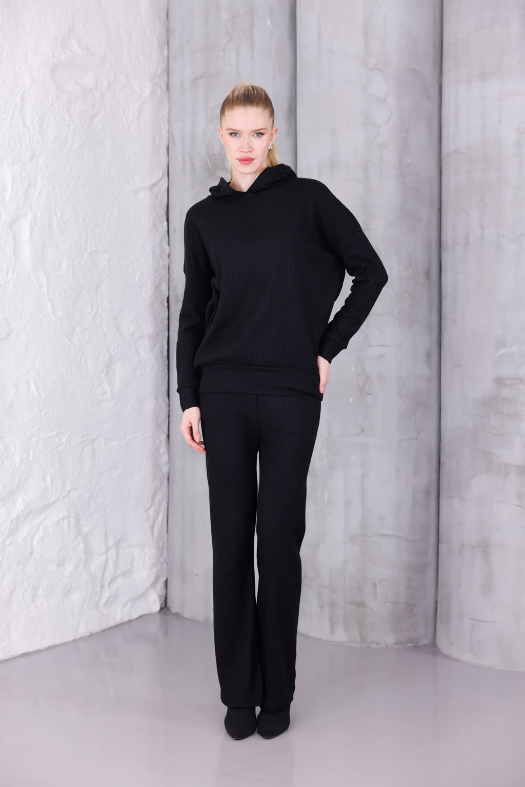 Kadın Oversize Kapüşonlu Takım