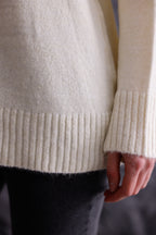 Bisiklet Yaka Oversize Basic Triko Kazak