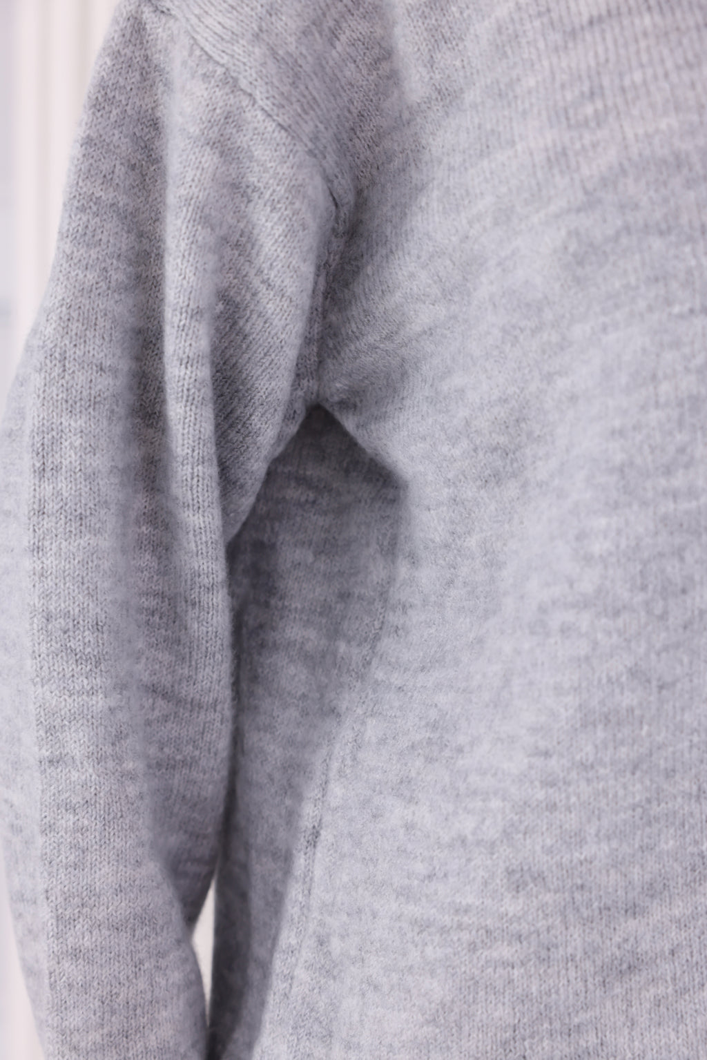 Bisiklet Yaka Oversize Basic Triko Kazak