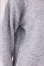 Bisiklet Yaka Oversize Basic Triko Kazak